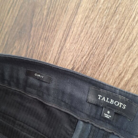 💙 Talbots Curvy Ankle Pants Cotton Size 8 - Picture 6 of 8